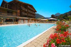 France, Haute-Savoie (74), Morzine, h�tel Club Le Cr�t, la piscine