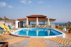 Gr�ce, Cr�te, h�tel Gouves Sea, la piscine
