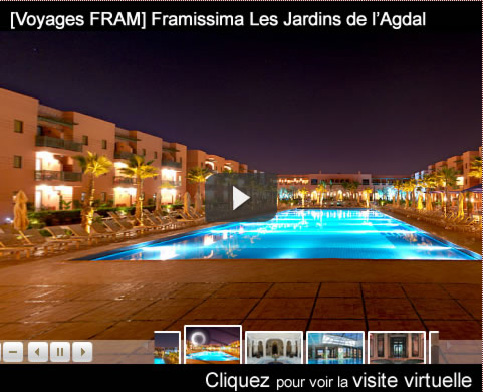 Les Jardins de l'Agdal Fram voyages